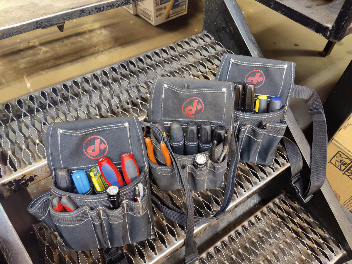 Gatorback B640 Utility Tool Pouch w/12 Pockets& Adjustable Nylon Belt Tool Belt Depot