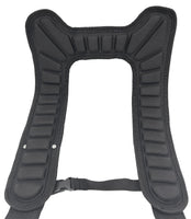 Gatorback B616 Deluxe Suspender Harness w/Molded Air Channel Shoulder & Neck Padding, Chest Strap & Metal Spring Hooks (Suspenders)